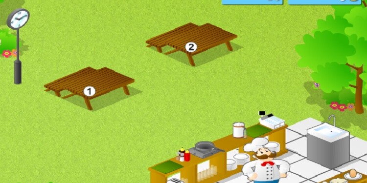 Игра шеф повар на природе