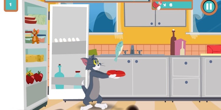 Поймай еду в игре Том и Джерри
