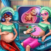Игра Осмотр и уход за беременной Барби
