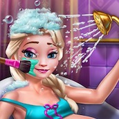 Игра Салон причесок Анны и Эльзы — Frozen Princess Hair Salon