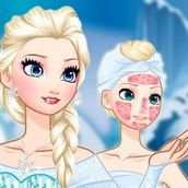Игра Новогодний макияж Эльзы — Elsa New Year Makeup