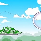 Игра Разбивать шариками квадратики