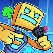 Игра Фрайдей Найт Фанкин: Геометрия Даш