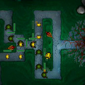 Игра Защитные башни обороняют лес