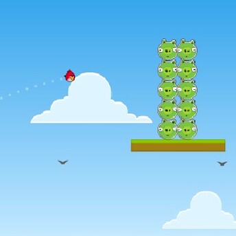 Игра Энгри Бердс 1 - играть онлайн бесплатно
