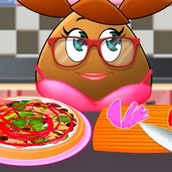Игра Поу готовит пиццу