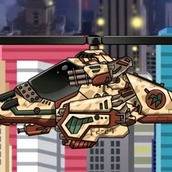 Игра Супер вертолёт робот