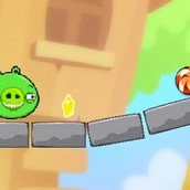 Игра Bad Piggies: Перережь Веревку