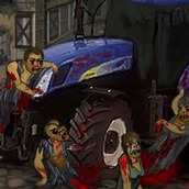 Игра Трактор против зомби
