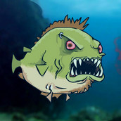 Игра Пираньи Накорми нас 1