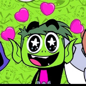 Игра Юные Титаны: Влюблённый Титан