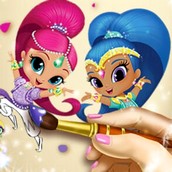 Игра Шиммер и Шайн: Книга Раскрасок