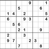 Судоку онлайн. Играть бесплатно
