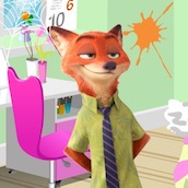 Игра Уборка в комнате Ника: Зверополис