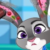 Игра Лечить уши Джуди: Зверополис