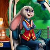 Игра Чинить машину Джуди Хоппс: Зверополис