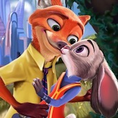 Игра Поцелуи в Зверополисе