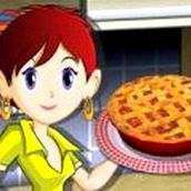Игра Готовить Пирог из ревеня: Кухня Сары