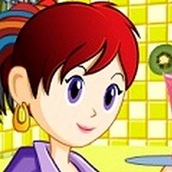 Игра Готовить Фруктовый коктейль: Кухня Сары