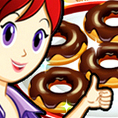 Игра Готовить Пончики: Кухня Сары