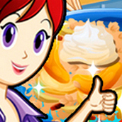 Игра Готовить Фруктовый коблер: Кухня Сары