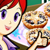Игра Готовить Рождественские пирожки: Кухня Сары