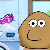 Игра Поу Стирает Одежду