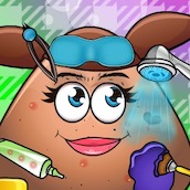 Игра Девочка Поу: макияж