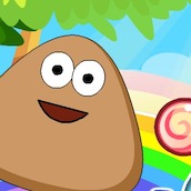 Игра Поу ест леденцы