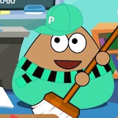 Игра Поу: Уборка в классе