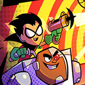 Игра Спасение Титанов: Юные титаны вперед