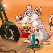 Игра Мыш на байке