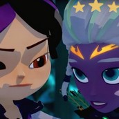 Игра Две девушки из Героев Энвелла: Пазл