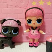 Игра Девочка с собачкой: Пазл Куклы ЛОЛ